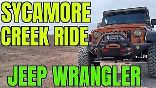 2011 Jeep Wrangler 🚙 Trail Ride. Sycamore Creek, Arizona [ Driver POV ]