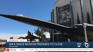 Air & Space Museum prepares to close