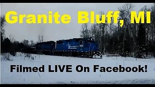 I Filmed This Freight Train LIVE On Facebook! #trainvideo #trainhorn #trains | Jason Asselin