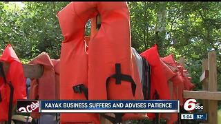 Kayak business suffers and advises patience