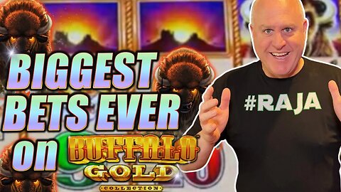 🎰 $360 MAX BET on Buffalo Gold Slot! 🤑 Biggest Bets Ever!!!
