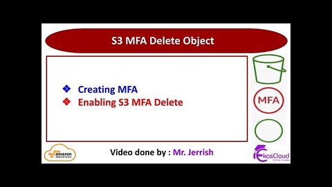 #S3 MFA Delete Object - Ekascloud - English