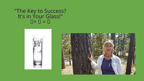 The Key to Success? It's in Your Glass!" The Key to Success? 🔑+ 🔨 = 🏆