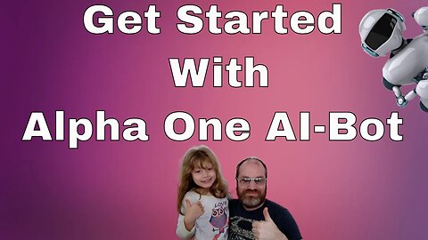 Get started now with Alpha One AI-Bot user Friendly Binary Robot