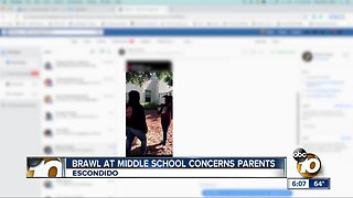 Brawl at middle school concerns parents