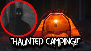 SCARY OVERNIGHT HAUNTED CAMPING !! THE DEMONS ATTACKED ME !!