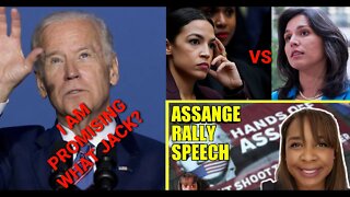 AOC Angry At Protestors & Tulsi, Biden Promises Abortion Rights, Sabby Sabs Interview