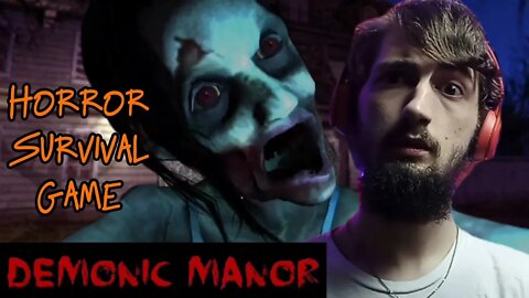 Behind ME!? | Demonic Manor #HorrorSurvivalGame #Horror
