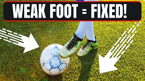 3 Soccer Tips to FIX Weak Foot Shooting FAST...