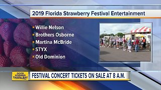 Strawberry Fest concert tickets go on sale today