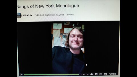 Gangs of New York Monologue