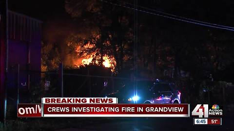 Grandview FD: 'Suspicious' fires burn storage facility, cars