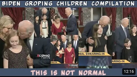 Joe Biden touching girls compilation (RAW CSPAN FOOTAGE)