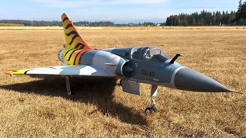 RC Plane Crash - Freewing Mirage 2000C V2 Tiger Meet 80mm EDF Jet Maiden Flight With Bill