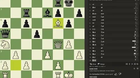 Daily Chess play - 1289 - Drew Game 1 in error, becoming habitual XD