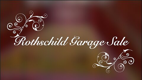 ROTHSCHILD GARAGE SALE
