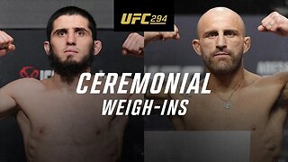 UFC 294: Ceremonial Weigh-In