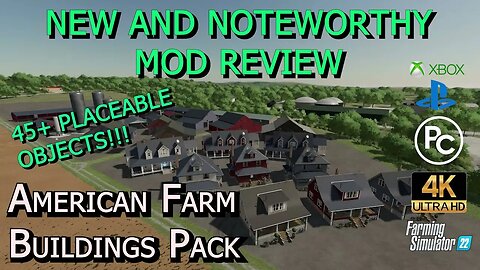 American Farm Building Pack | Mod Review | Farming Simulator 22