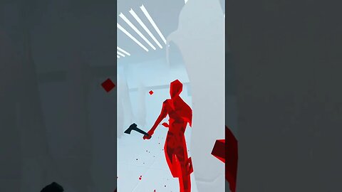 Punching the ceiling while playing SuperHot VR