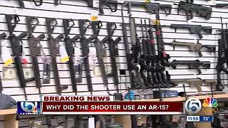 Why did the shooter use an AR-15?