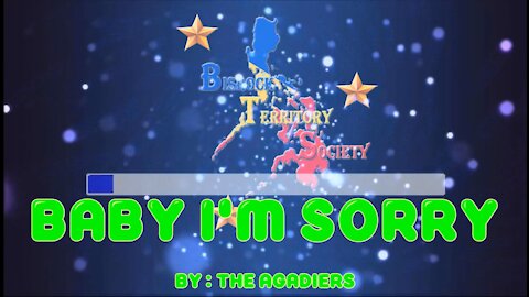 Baby I'm Sorry - The Agadiers | Karaoke Version HD