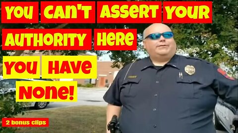 🔵You can't assert your Authority here because you have none🔴1st amendment audit🔴
