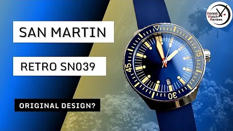 FUNKY ORIGINAL? San Martin SN039 Retro Diver Review #HWR