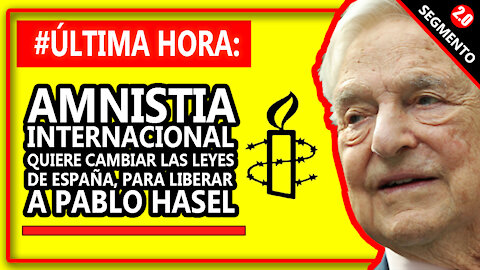 AMNISTIA internacional quiere CAMBIAR LA LEY ESPAÑOLA en apoyo a HASEL