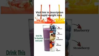 Smoothie Drink for Weight Loss: Sip Your Way to Success | How to remove the stomach fat #shorts
