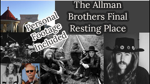 The Allman Brothers Final Resting Place/ Macon, GA Must Sees/ MY Footage of Rose Hill Cemetery