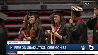 Universities to hold in-person graduation ceremonies