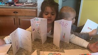 Milford 5-year-old delivers cards, care packages to neighbors