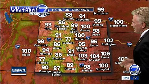 The hottest days of 2019 for the Front Range are in forecast