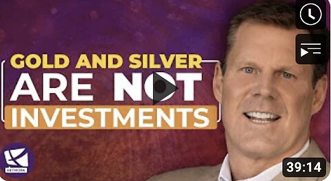 Andy Schectman Says "Gold and Silver are NOT Investments"