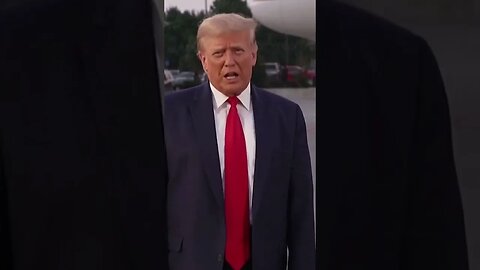 Donald Trump speaks about his arrest