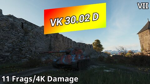 VK 30.02 (D) (11 Frags/4K Damage) | World of Tanks
