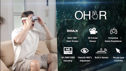 OHVR-The Newest 4K HD 3D VR Glasses