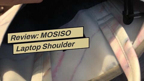 Review: MOSISO Laptop Shoulder Bag Compatible with MacBook AirPro,13-13.3 inch Notebook,Compat...