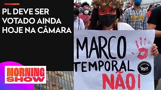 Indígenas protestam contra Marco Temporal em São Paulo