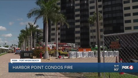 Firefighters respond to Fort Myers Beach fire