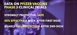 Pfizer releases details on clinical trials for COVID vaccine