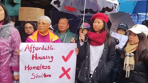 Homeless Shelter/Opposition Rally 2501 86th St BK NY 12/3/23 Zhuang/Colton/Malliotakis/Kagan/Chu/Tan