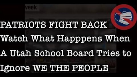 Americans Fight Back: Utah School Board Eviscerated by Angry Parents