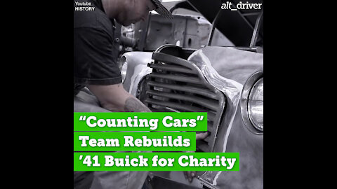 “Counting Cars” Team Rebuilds a ’41 Buick for Charity