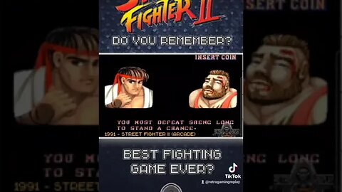 Street fighter II may of been the best 2d fighting game ever made. #streetfighter