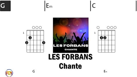 LES FORBANS Chante - Guitar Chords & Lyrics HD