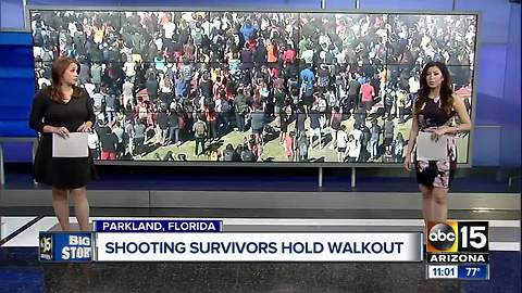 Valley students participate in National Walkout Day