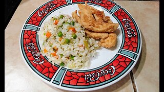 $5 Feeds 4 People Save [̲̅$̲̅(̲̅ιοο̲̅)̲̅$̲̅] Easy Rice Pilaf & Chicken 🐔🍚🥕🧅🥦