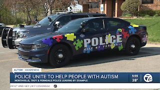 Police Departments Team Up: Autism Awareness Month