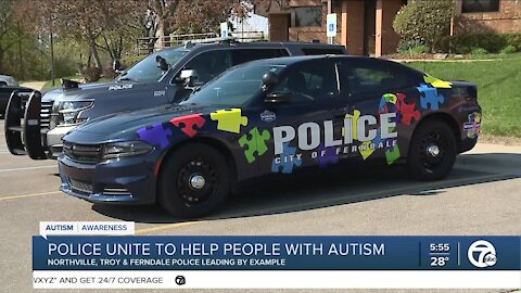 Police Departments Team Up: Autism Awareness Month